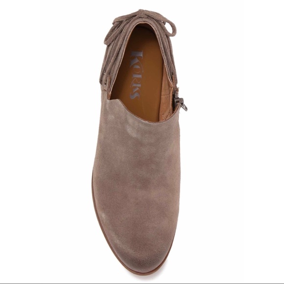 NIB Korks Lydney Suede Shootie Bootie Ankle Boots - Picture 4 of 7